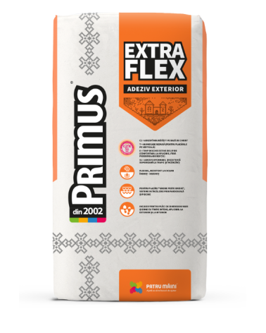 Colle Carrelage sol/mur EXTRAFLEX Adhésif Extérieur 25kg - 100x100cm PRIMUS