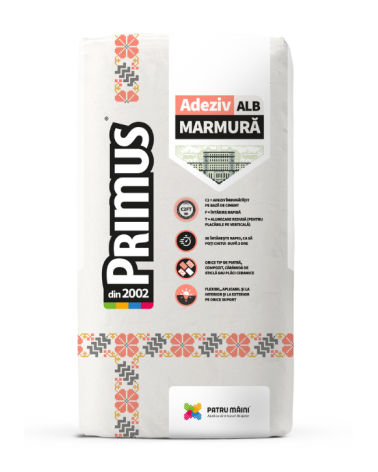 Colle spécial Marbre Adhésif Blanc 25kg PRIMUS