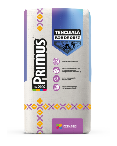 Enduit de Façade décorative Grains Fin Thermo 25kg PRIMUS
