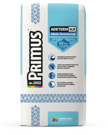 Colle Polyester ADETERM Blanc 25kg PRIMUS